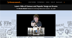 Desktop Screenshot of drumstheword.com